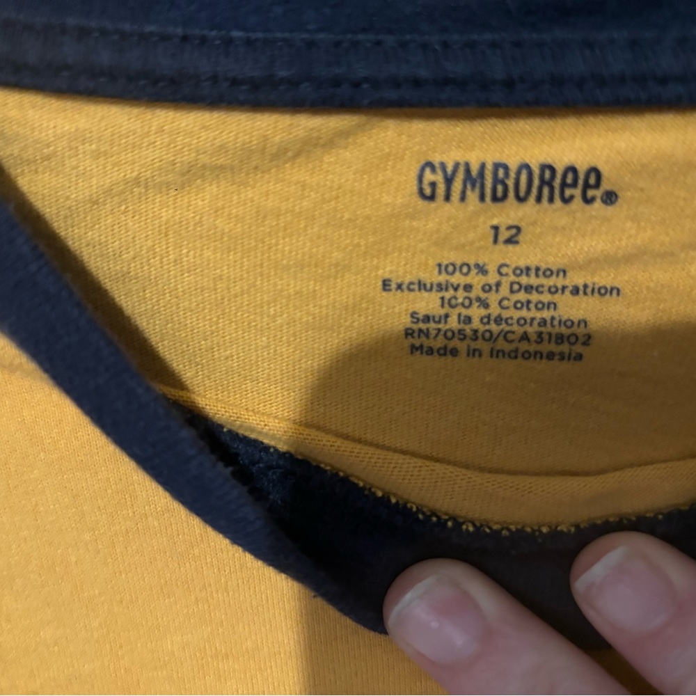 Gymboree long sleeve boys size 12 dog shirt